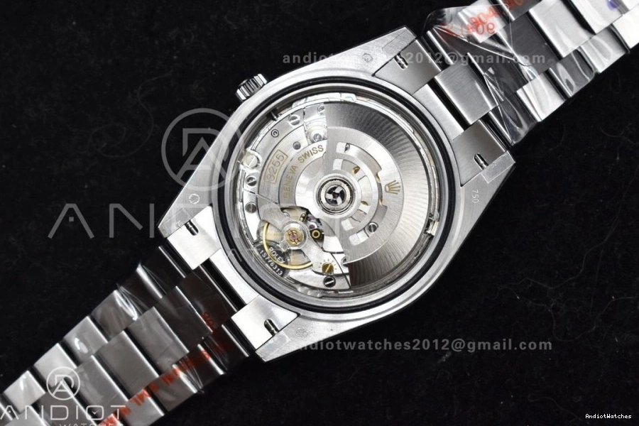 Steel SS President 722 904L V3 UrbanStyle Weight) 40 VR3255 Green DayDate Arabic JDF Dial on (Gain Bracelet 0718